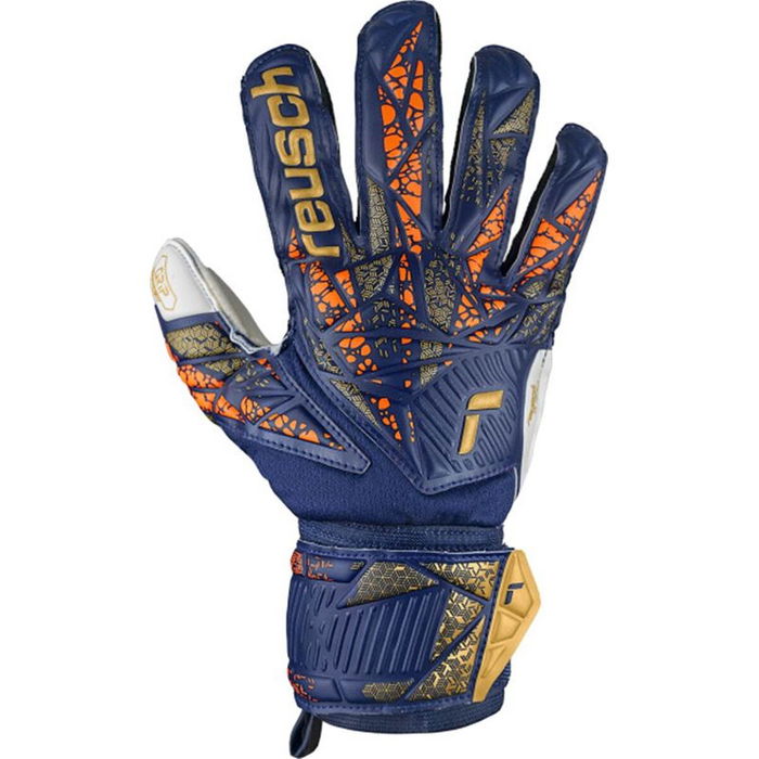 Gants de Gardien de But Reusch Attrakt Grip Blue marine Adultes 10-12 Ans