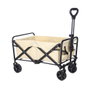 Marbueno 10481 Chariot Multiusage Pliable en Acier 100 kg Beige 75x44x76 cm pour Jardin, Plage et Camping