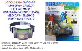GP 3x AAA pour Lampe Frontale LED P3519