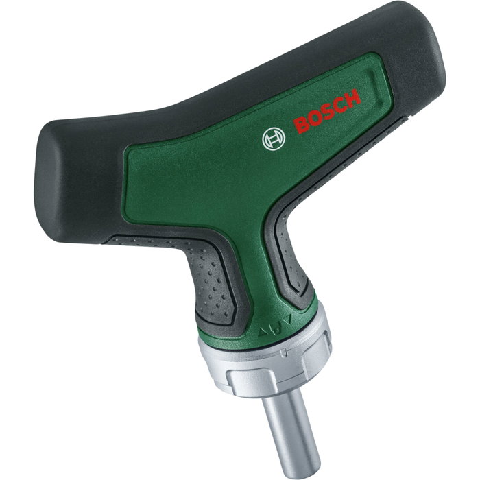 Bosch Tournevis à cliquet avec poignée en T et porte-embout magnétique