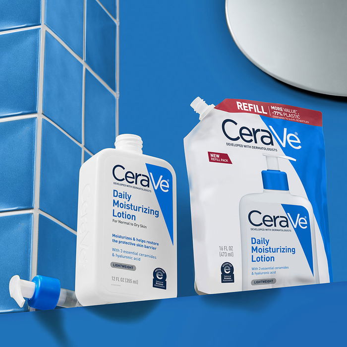 Cerave Lotion Hydratante Peaux Sèches à Très Sèches Recharge 473 ml