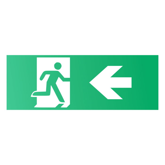 Pictogramme d'urgence : flèche vers la gauche Pictogramme d'urgence : flèche vers la gauche