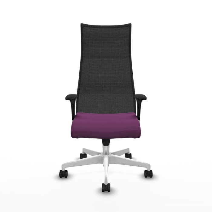 Piqueras y Crespo Chaise de Bureau Albacete XL Violet et Noir Piqueras y Crespo Chaise de Bureau Albacete XL Violet et Noir