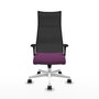 Piqueras y Crespo Chaise de Bureau Albacete XL Violet et Noir