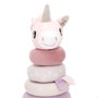Woomax Tentetieso Peluche Licorne - 6 pièces - Jeu d'éveil et hochet pour bébé dès 10 mois