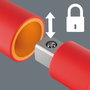 Wera 410 i VDE A RA adaptateur tournevis à poignée en croix 1/4 avec cliquet