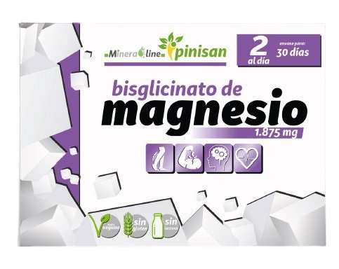 PINISAN Bisglycinate de Magnésium 60 comprimés PINISAN Bisglycinate de Magnésium 60 comprimés