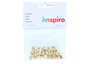 Innspiro Lot de 40 clochettes en métal couleur or 8mm
