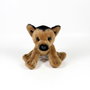 Deqube Peluche Bocalan - Berger Allemand Assis en Peluche de 12 cm, Référence 939D00255