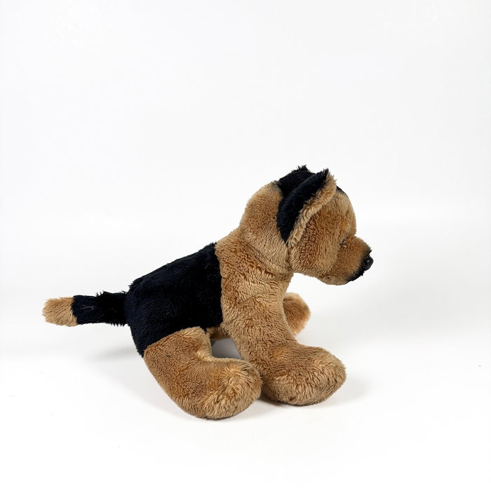 Deqube Peluche Bocalan - Berger Allemand Assis en Peluche de 12 cm, Référence 939D00255