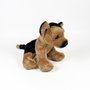Deqube Peluche Bocalan - Berger Allemand Assis en Peluche de 12 cm, Référence 939D00255