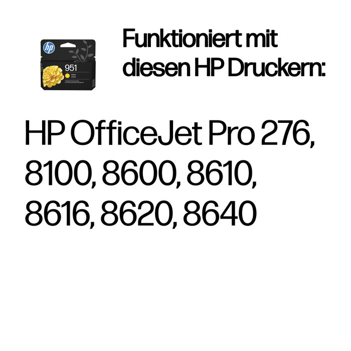 HP Ink 951 CN052AE Jaune
