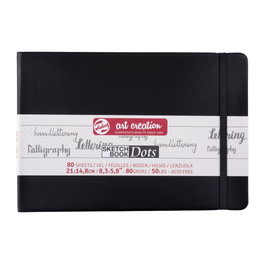 Talens Art Creation Carnet de Dessin Papier Pointé 14,8 x 21 cm 80 g 80 Feuilles