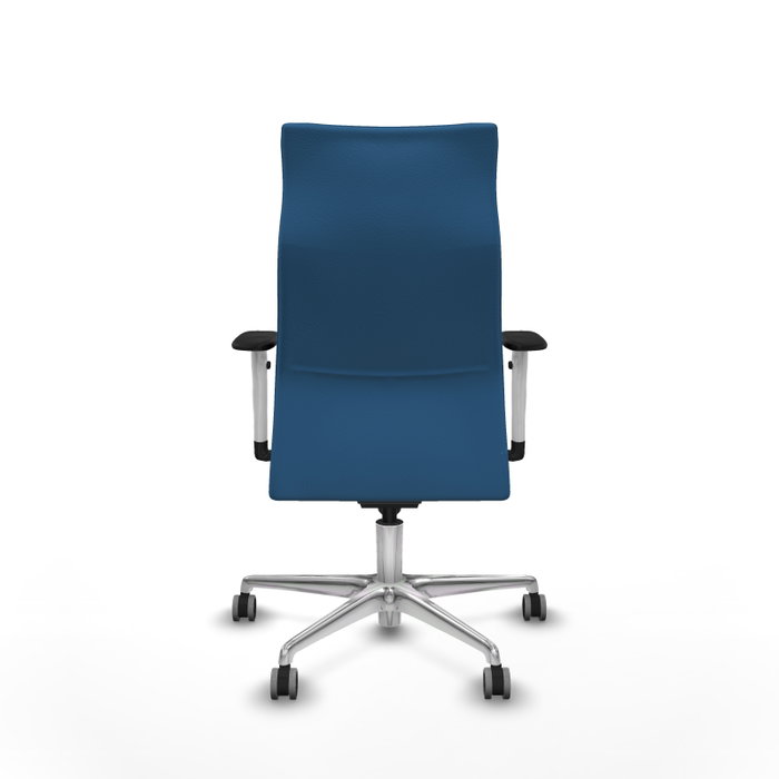 Piqueras Y Crespo Fauteuil Albacete Bleu Clair avec mécanisme Synchro et base Aluminium Piqueras Y Crespo Fauteuil Albacete Bleu Clair avec mécanisme Synchro et base Aluminium