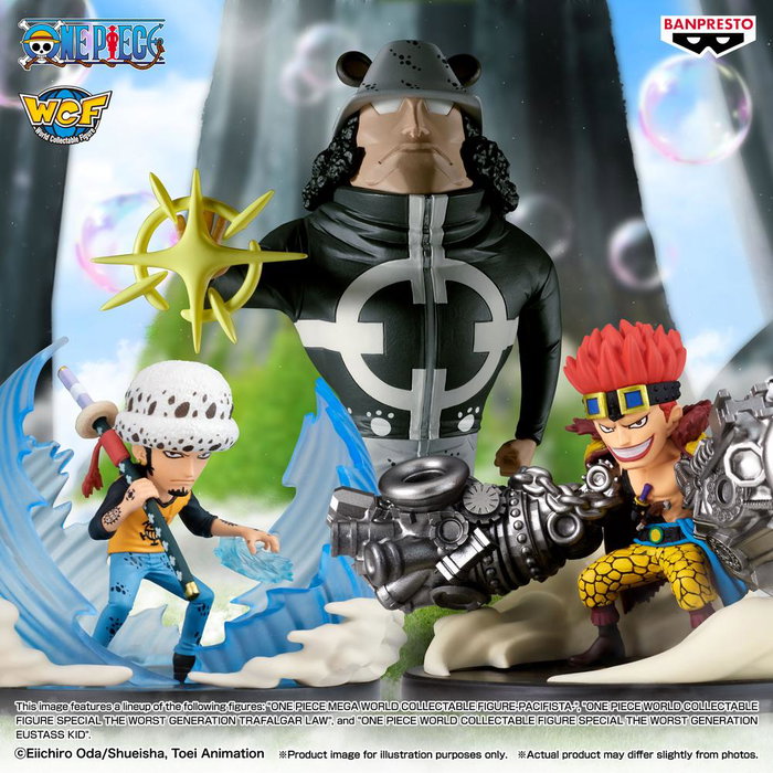 Banpresto Figurine One Piece World Collectable The Worst Generation Trafalgar Law 15 cm