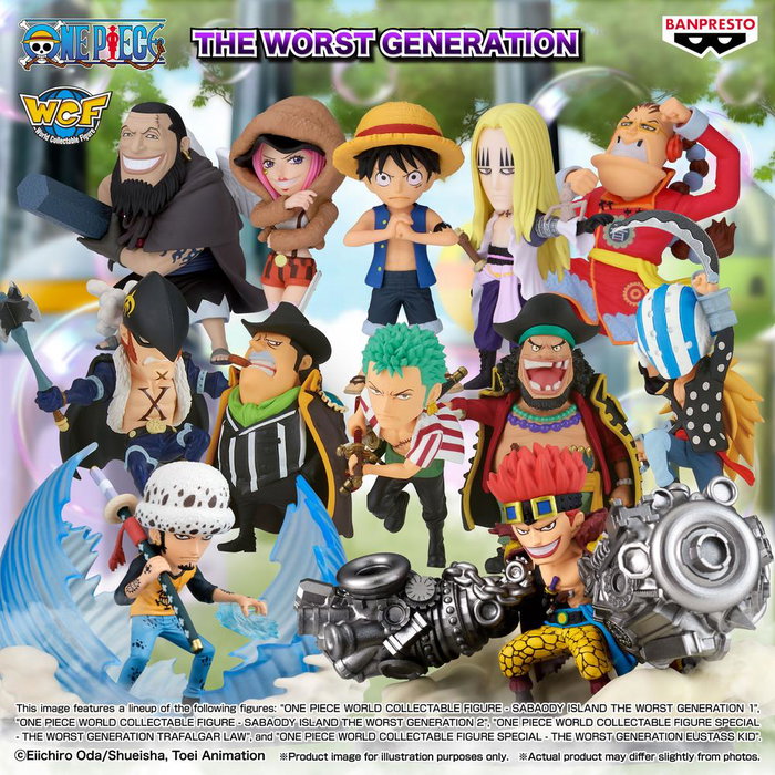 Banpresto Figurine One Piece World Collectable The Worst Generation Trafalgar Law 15 cm