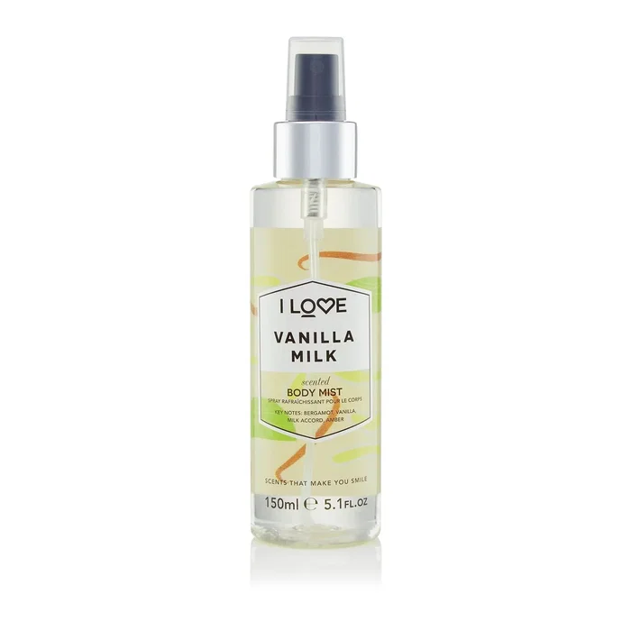 I Love Signature Collection Spray brume Lait vanillé 165 ml I Love Signature Collection Spray brume Lait vanillé 165 ml