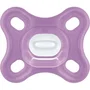 MAM Sucette Physiologique Comfort pour 0-2 mois en Silicone Rose - Lot de 2 avec Boîte de Stérilisation