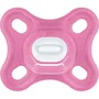 MAM Sucette Physiologique Comfort pour 0-2 mois en Silicone Rose - Lot de 2 avec Boîte de Stérilisation