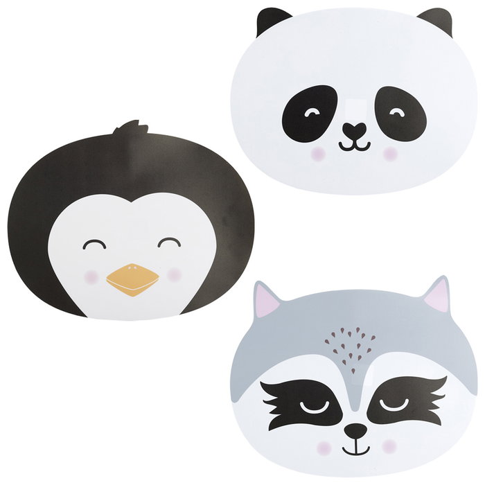 Home Deco Kids Set de table individuel INDIVIDUAL ANIMAL, modèles assortis