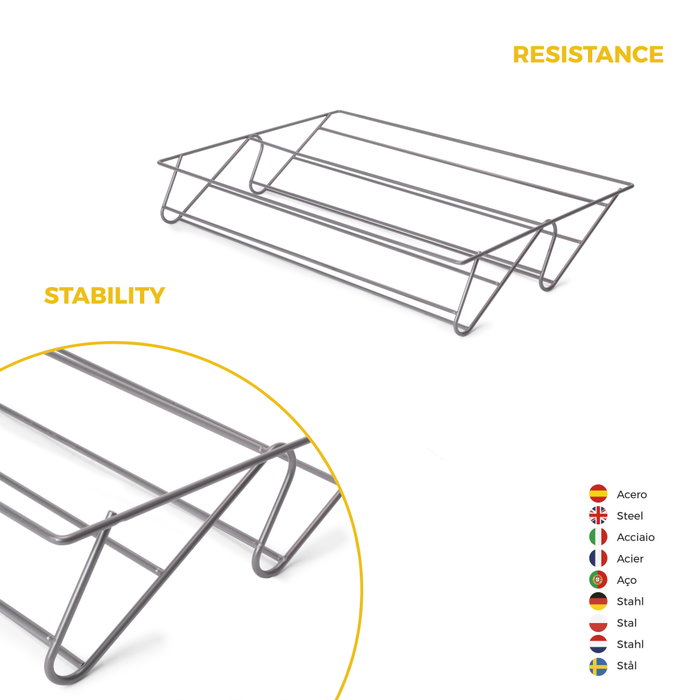 Emuca Kit tiroir à chaussures et rack ajustable Quartz pour armoires, glissières extension totale et à fermeture douce, Module 70cm, Finition Titane Emuca Kit tiroir à chaussures et rack ajustable Quartz pour armoires, glissières extension totale et à fermeture douce, Module 70cm, Finition Titane