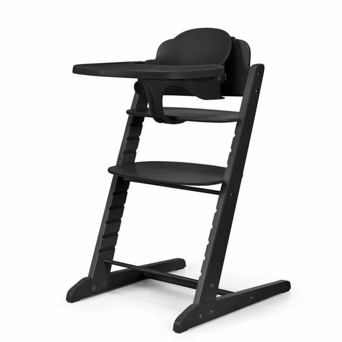 Cybex IRIS Chaise haute évolutive 3-en-1 en bois - Stunning Black