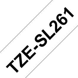 Brother TZe-SL261 Ruban auto-laminé Noir sur blanc 36 mm x 8 m
