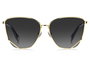 Marc Jacobs MJ-1006-S-001-9O Lunettes de soleil carrées en métal doré et gris