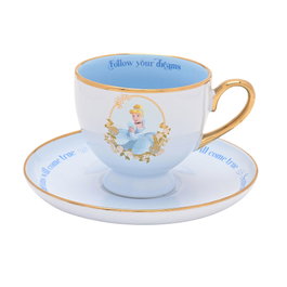 WIDDOP & CO Taza te y platillo Cenicienta Princesas Disney en porcelaine