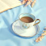 WIDDOP & CO Taza te y platillo Cenicienta Princesas Disney en porcelaine