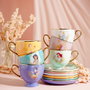 WIDDOP & CO Taza te y platillo Cenicienta Princesas Disney en porcelaine