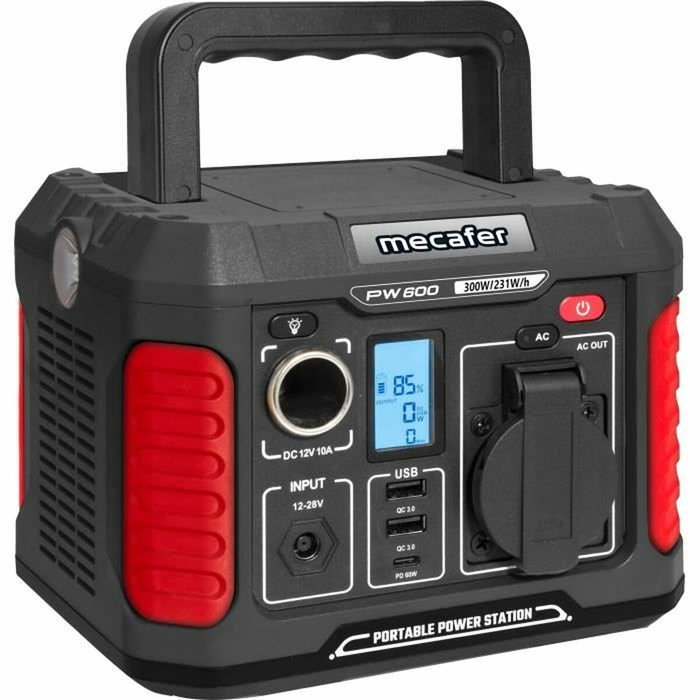 Mecafer PW600 Station d'énergie portable 600W Mecafer PW600 Station d'énergie portable 600W