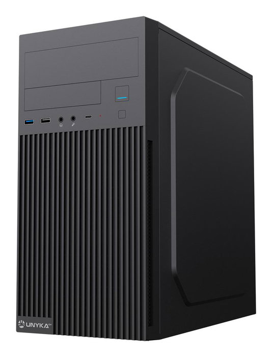 Unykach AERO C260 Boîtier Mini-Tour Noir avec Alimentation 500 W