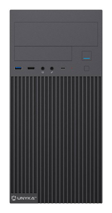 Unykach AERO C260 Boîtier Mini-Tour Noir avec Alimentation 500 W