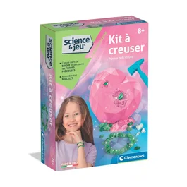 Clementoni Kit à creuser - Pierres précieuses - Science & Jeu