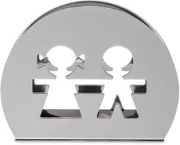 Alessi Porte-serviette Girotondo en acier inoxydable 18/10