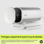 HP Caméra de streaming webcam 960, vidéoconférence avec résolution 4K, HDR optimisé par IA, objectif autofocus, compatibilité Zoom et applications populaires