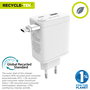 Chargeur mural Muvit WCEU63-30-AC2 Blanc 30 W