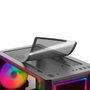 Mars Gaming Carte de Casier MC-ART Noir Vitre Trempée RGB USB3.0 Ventilateur 120mm