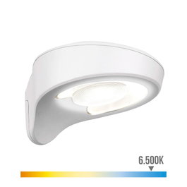 Edm Aplique solaire 2W 200lm 6500K avec capteur Blanc