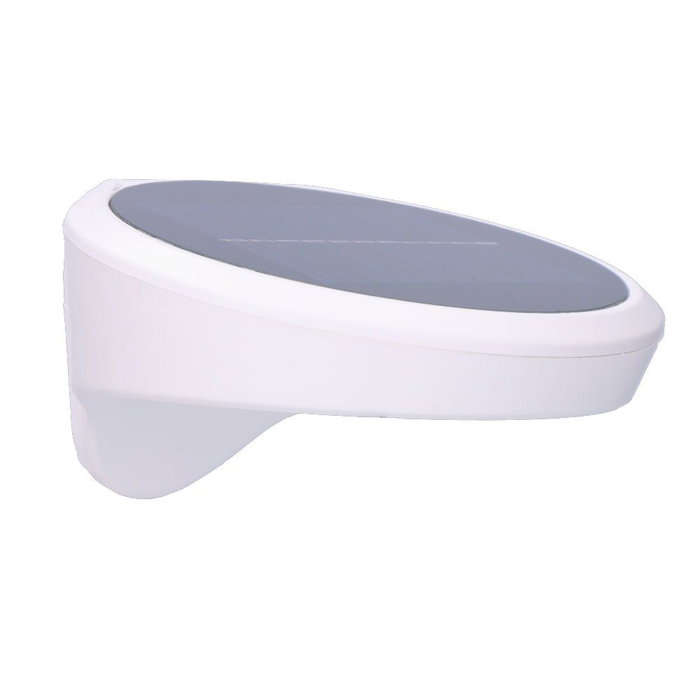 Edm Aplique solaire 2W 200lm 6500K avec capteur Blanc Edm Aplique solaire 2W 200lm 6500K avec capteur Blanc
