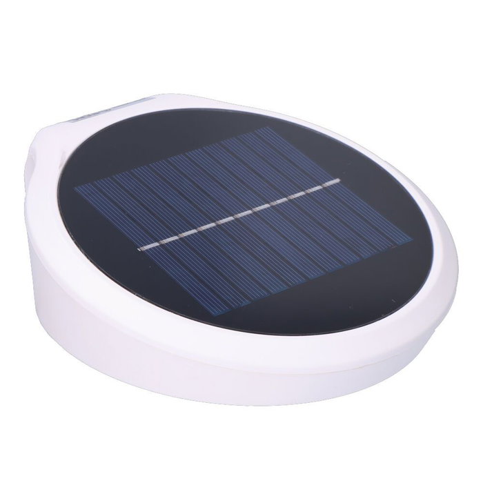 Edm Aplique solaire 2W 200lm 6500K avec capteur Blanc Edm Aplique solaire 2W 200lm 6500K avec capteur Blanc