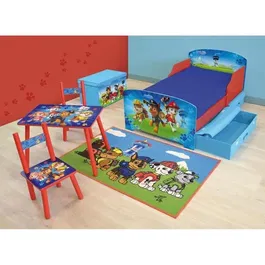 Fun House Table de Chevet pour Enfant PAT'PATROUILLE - Dimensions 33 x 30 x 36 cm - MDF Laqué - Dès 3 ans