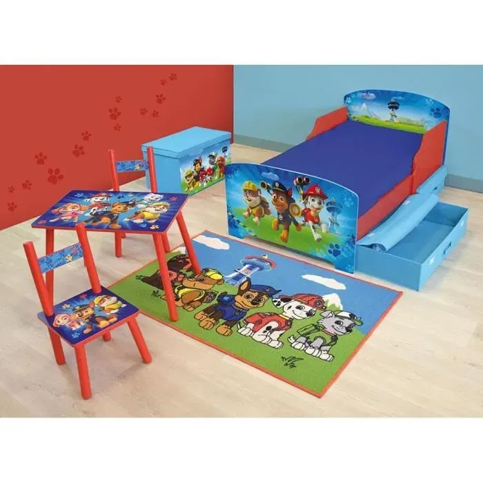 Fun House Table de Chevet pour Enfant PAT'PATROUILLE - Dimensions 33 x 30 x 36 cm - MDF Laqué - Dès 3 ans