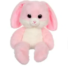 GIPSY TOYS Peluche Lapin Leggies Rose 48 cm - Compagnon en peluche douce aux yeux expressifs pour enfants