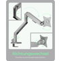 ICY BOX IB-MS523-T Bras de support de moniteur argent/gris
