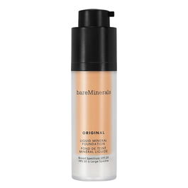 BareMinerals Fond de Teint Liquide Original Liquid Mineral, SPF 20, Teint doré Lumineux - 30 ml