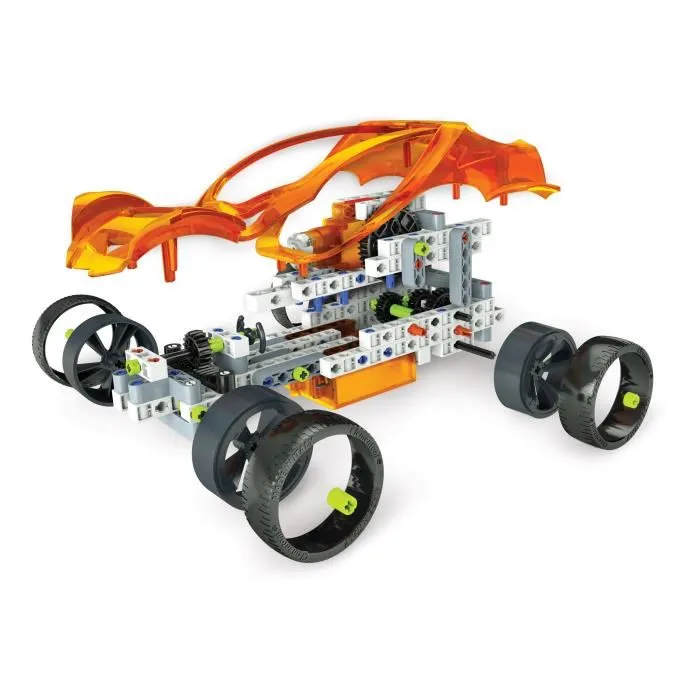 Clementoni Science & Jeu Véhicules et Machines, Atelier Mécanique, 250 Composants, Plus de 50 Constructions, à Partir de 8 Ans