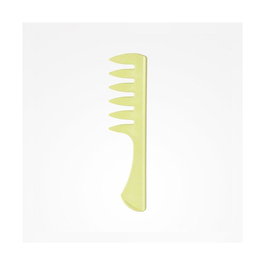 Bifull Peine Ahuecador pour Hombre N° 013 Ren Natur - Peigne à dents séparées pour cheveux épais et frisés, ligne biodégradable écologique