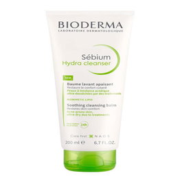 Bioderma Sebium Hydra Nettoyant Visage Hydratant pour Peaux Grasses à Mixtes, 200 ml